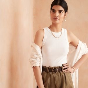 Banana Republic Ribbed Racer Tank | Great